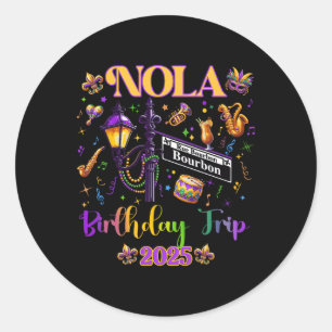 Adesivo Despedida de Solteira de Meninas New Orleans Nola