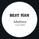 Adesivo Despedida de solteiro do padrinho adicionar nome d<br><div class="desc">projeto</div>