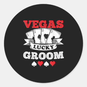 Adesivo Despedida de Solteiro em Vegas Casado em Vegas Esq