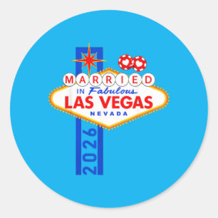 Adesivo Despedida de Solteiro em Vegas Casado em Vegas Noi
