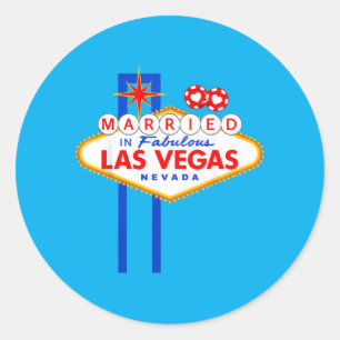 Adesivo Despedida de Solteiro em Vegas Casado em Vegas Noi
