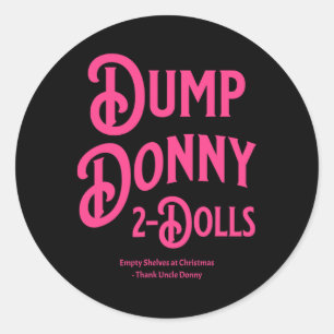 Adesivo Despejar Donny 2 Bonecas Duas Bonecas Tarifa Trump
