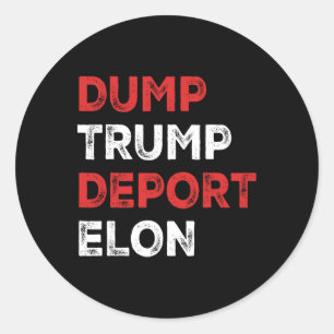 Adesivo Despejar Trump Deportar Elon