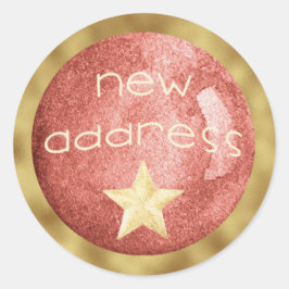 Adesivo Desperdício Movendo Novo Desperdício em Estrela de