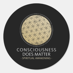 Adesivo Despertar Espiritual Consciência Faz Problema Yoga