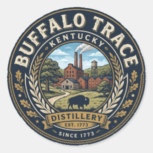 Adesivo Destilaria Buffalo Trace Kentucky