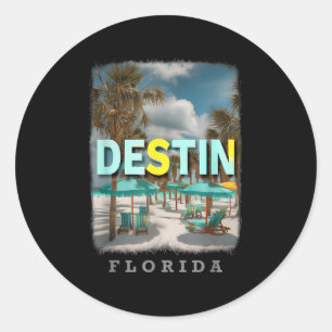 Adesivo Destin Florida Fl Beach Paradise Sd533