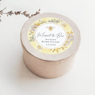 Adesivo destinado a ser abelha. Chuveiro de noiva 