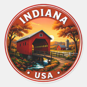 Adesivo Destino de Viagem Monumento Indianapolis Indiana