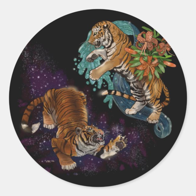 Adesivo Destino nos Tigres das Estrelas (Frente)