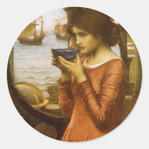 Adesivo Destino pelo Waterhouse de JW, arte do Victorian