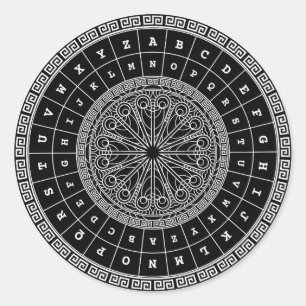 Adesivo Desvio César - Cifra ROT13