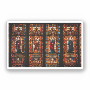Adesivo Detalhe de vidro retido, Catedral de Troyes
