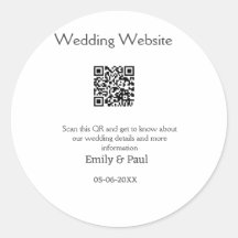 Detalhes da pesquisa do site de casamento QR adici