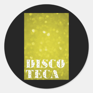 Adesivo Detecção de Texto Amarelo - Estrelas Verticais