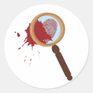Adesivo Detetive Magnifying Glass