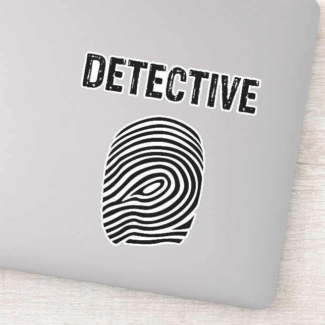 Adesivo Detetive, para detetive (Detalhe)