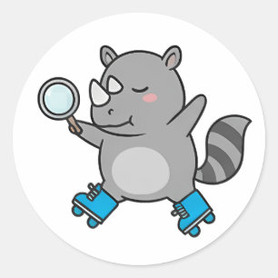 Adesivo Detetive Rhino