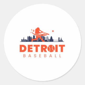 Adesivo Detroit Bysebyll Vintage Retro Minimalista Bysebyl