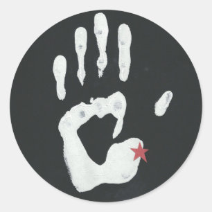 Adesivo Detroit Michigan Hand