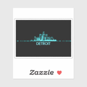 Adesivo Detroit Skyline