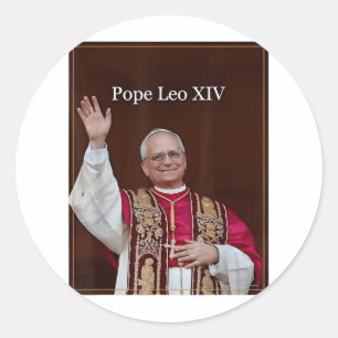 Adesivo Deus abençoe Leo Xiv 1