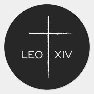 Adesivo Deus abençoe Papa Leo Xiv Camisa Engraçado Leo Xiv