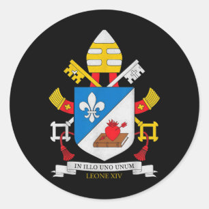 Adesivo Deus abençoe Papa Leo Xiv Leone Xiv