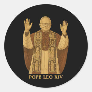 Adesivo Deus abençoe Papa Leo Xiv Papa Leo Xiv Papa Camisa