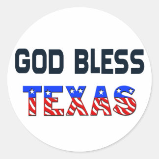 Adesivo Deus abençoe Texas