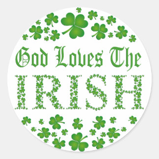 ADESIVO DEUS ADORA IRLANDÊS