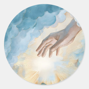 Adesivo Deus Celestial Jesus Cristo Símbolo Religioso Mode