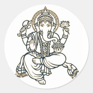 Adesivo Deus da deidade Hindu de Ganesha