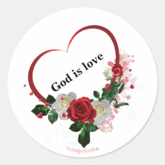 Adesivo Deus é amor