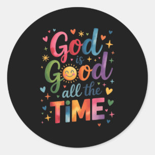 Adesivo Deus É Bom O Tempo Todo Jesus Cristo Christian Gi