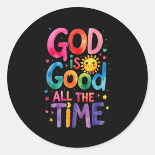 Adesivo Deus É Bom O Tempo Todo Jesus Cristo Christian Gi