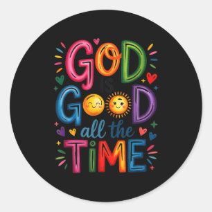 Adesivo Deus É Bom Todo O Tempo Jesus Cristo Cristão Gi