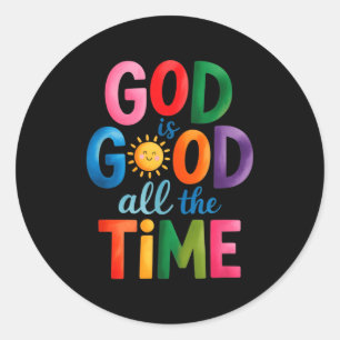 Adesivo Deus É Bom Todo O Tempo Jesus Cristo Cristão Gi