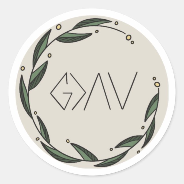 Adesivo Deus é Maior que as Montanhas e os Vales (Frente)