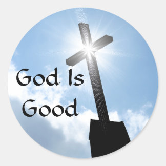 Adesivo Deus É Um Bom Pau