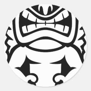 Adesivo Deus havaiano da máscara de Tiki
