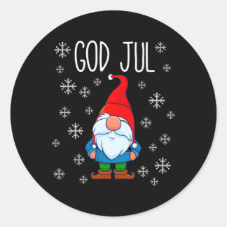 Adesivo Deus Jul Swedish Tomte Gnome Scandinávia Feliz
