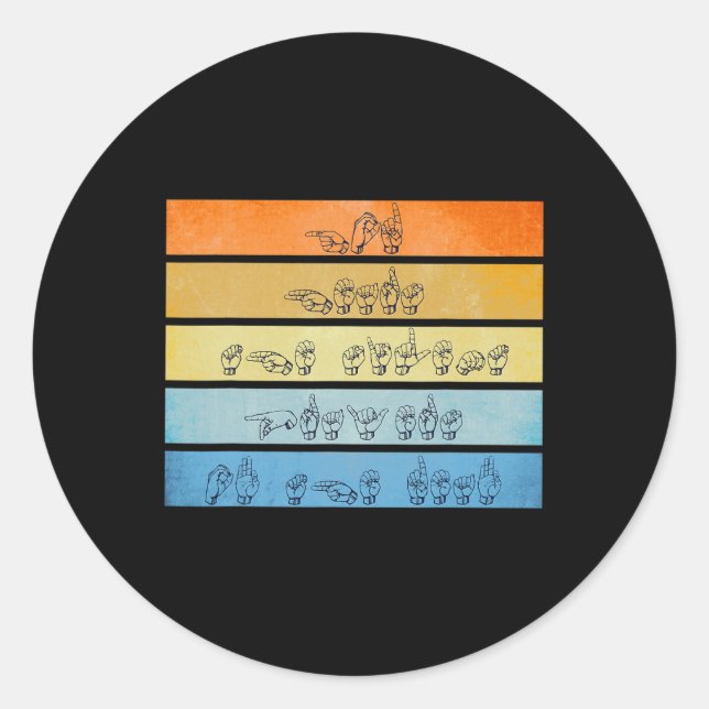 Adesivo Deus Oculta Orações Sensibilização Surda Sinal de  (Frente)