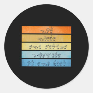 Adesivo Deus Oculta Orações Sensibilização Surda Sinal de 