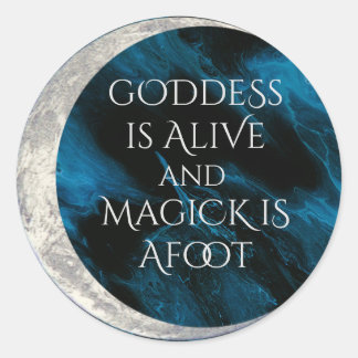 Adesivo Deusa Alive Round Sticker