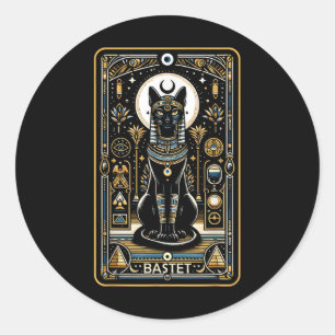 Adesivo Deusa de Gato Basteta Antigo Egito Mito Egípcio