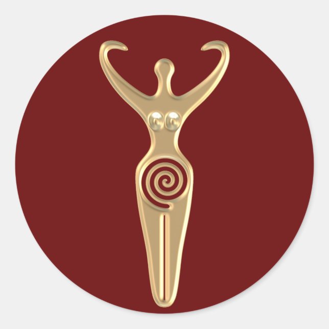 Adesivo Deusa Espiral (Frente)