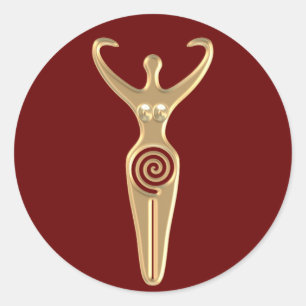 Adesivo Deusa Espiral