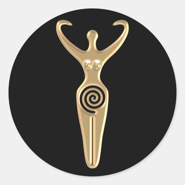 Adesivo Deusa Espiral (Frente)