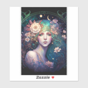 Adesivo Deusa Fantasy Art Sticker